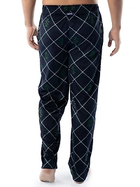 IZOD Men's Silky Fleece Sleep Pant, IZOD logo print