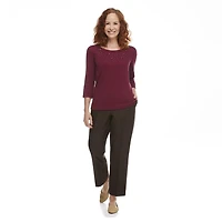 Penmans Women's Petite Polyester Pull-On Pant