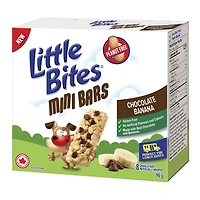 Little Bites Chocolate Banana Mini Bars, Pack of 8