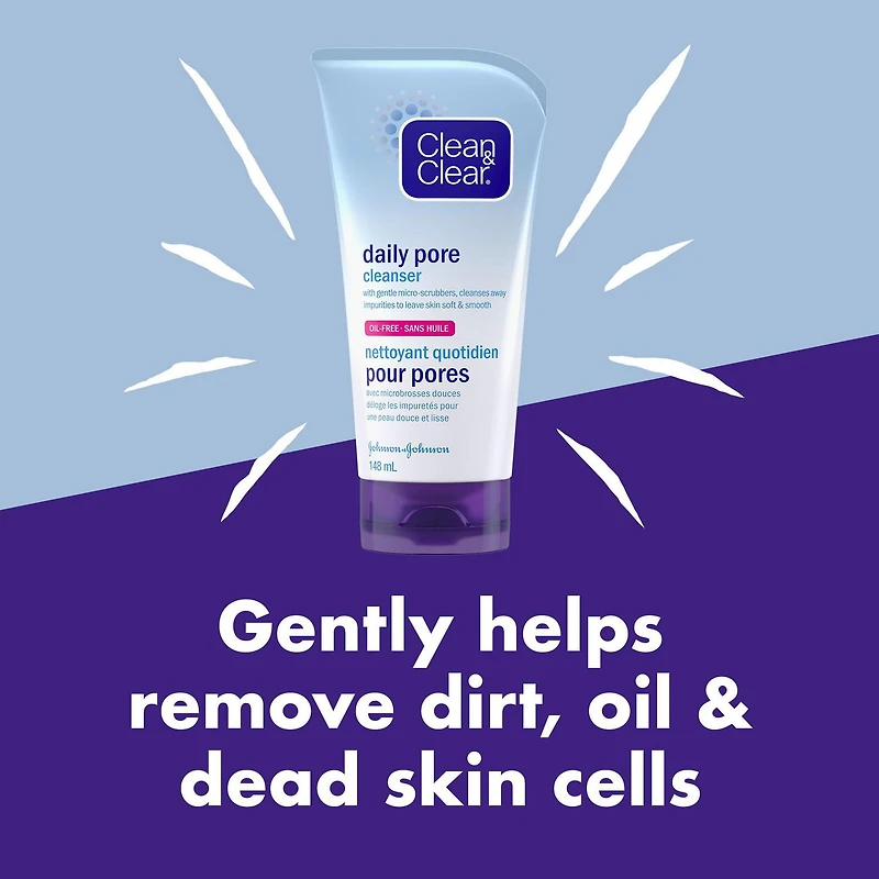Clean & Clear Daily Pore Cleanser, 148 mL