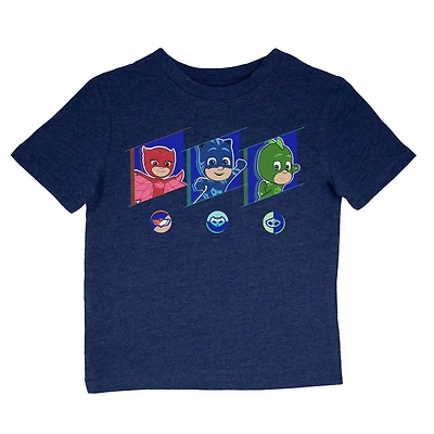 PJ Masks T-shirt à manches courtes pour garçon en bas âge