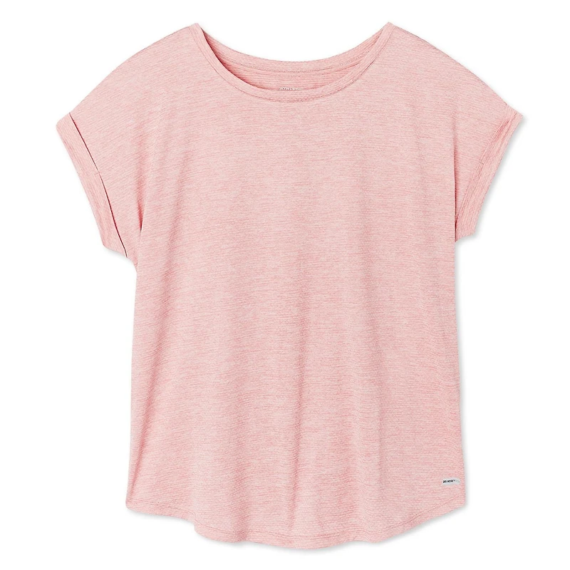 T-shirt à manches roulées Athletic Works pour femmes