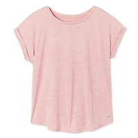 T-shirt à manches roulées Athletic Works pour femmes