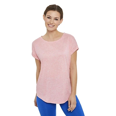 T-shirt à manches roulées Athletic Works pour femmes