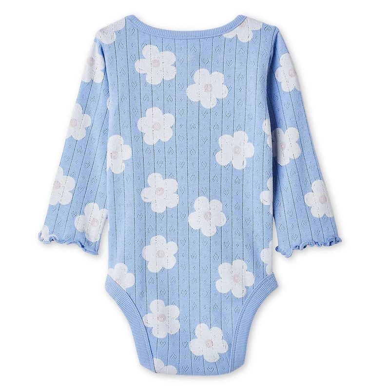George Baby Girls' Henley Bodysuit