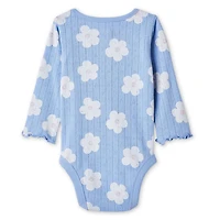 George Baby Girls' Henley Bodysuit
