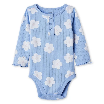 George Baby Girls' Henley Bodysuit