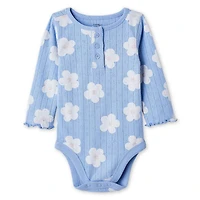 George Baby Girls' Henley Bodysuit