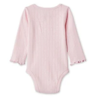 George Baby Girls' Henley Bodysuit