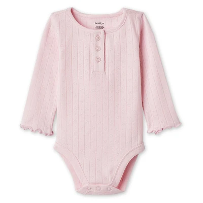 George Baby Girls' Henley Bodysuit