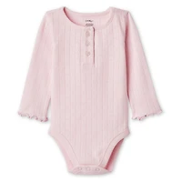 George Baby Girls' Henley Bodysuit