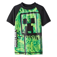 Haut anti-UV Minecraft pour garçons