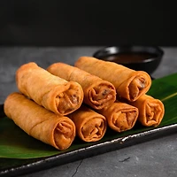 SUMM! Pork Lumpia Filipino-Style Spring Roll, 6 pieces spring rolls with 1 package of sauce