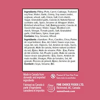 SUMM! Pork Lumpia Filipino-Style Spring Roll, 6 pieces spring rolls with 1 package of sauce