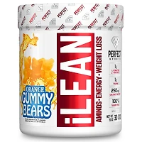 PERFECT Sports - iLean Weight Loss + Energy with Caffeine, L-Carnitine & Taurine - Orange Gummy Bears, 30 servings
