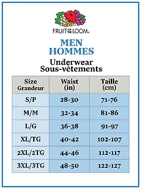 Caleçon boxeur de Fruit of the Loom en noir et gris pour hommes, paq. de 4