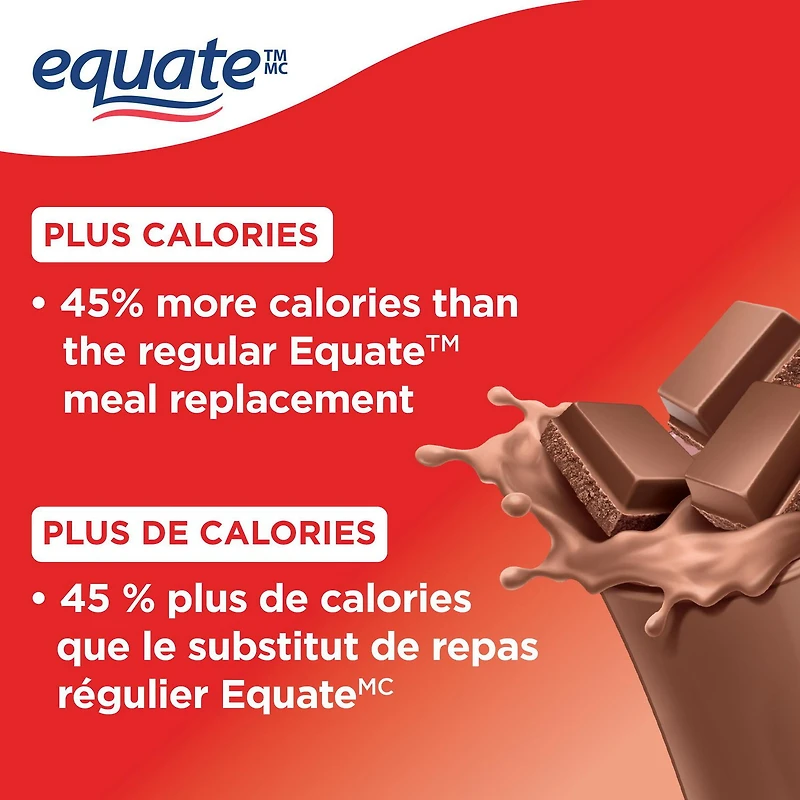 Equate Plus Calories Chocolate Meal Replacement
