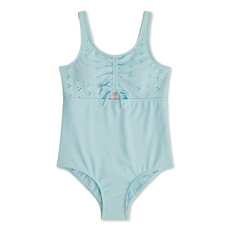 Maillot de bain 1 pièce à œillets Justice pour filles