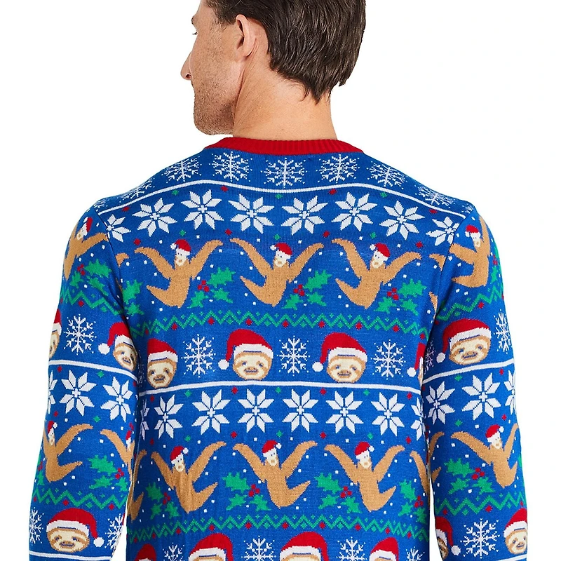 Chandail avec lumières de Noël George pour hommes