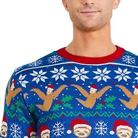 Chandail avec lumières de Noël George pour hommes