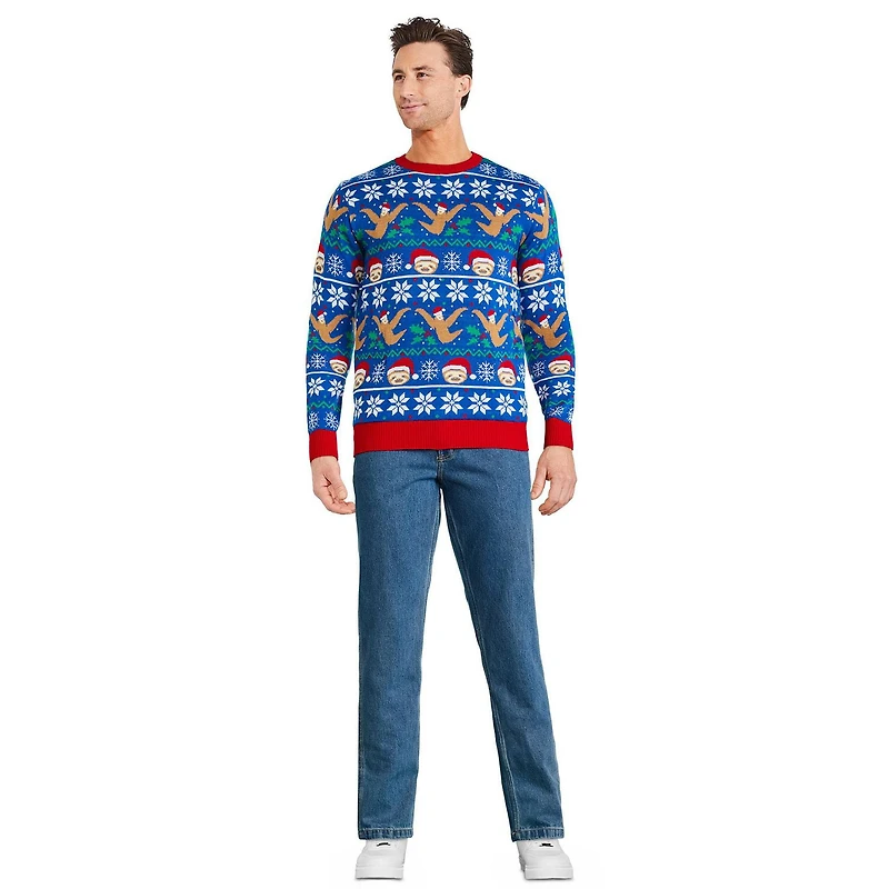 Chandail avec lumières de Noël George pour hommes