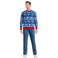 Chandail avec lumières de Noël George pour hommes
