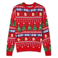George Men's Christmas Light-Up Sweater