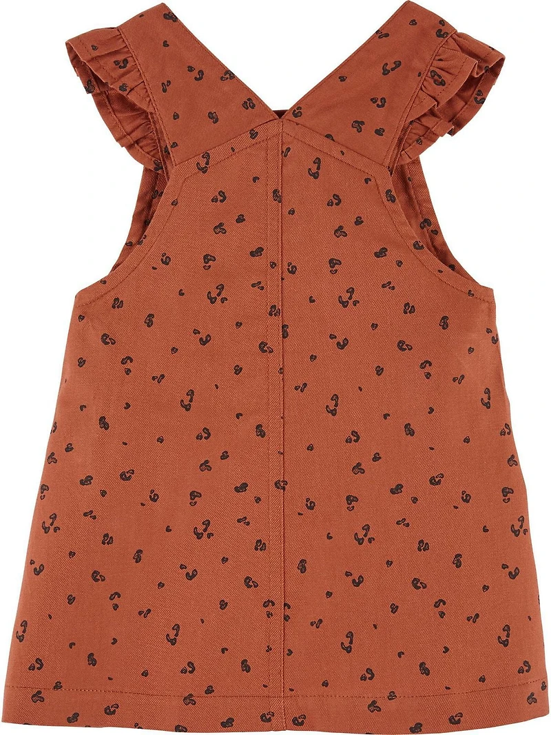 Carter's Child of Mine made Newborn Girls' Dress Set- Brown Cheetah