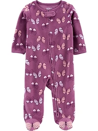 Carter's Child of Mine Newborn Sleep N Play - Plum Butterfly