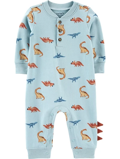 Carter's Child of Mine Newborn Boys' 1 piece - Blue Dino