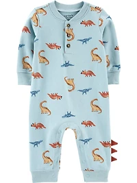 Carter's Child of Mine Newborn Boys' 1 piece - Blue Dino