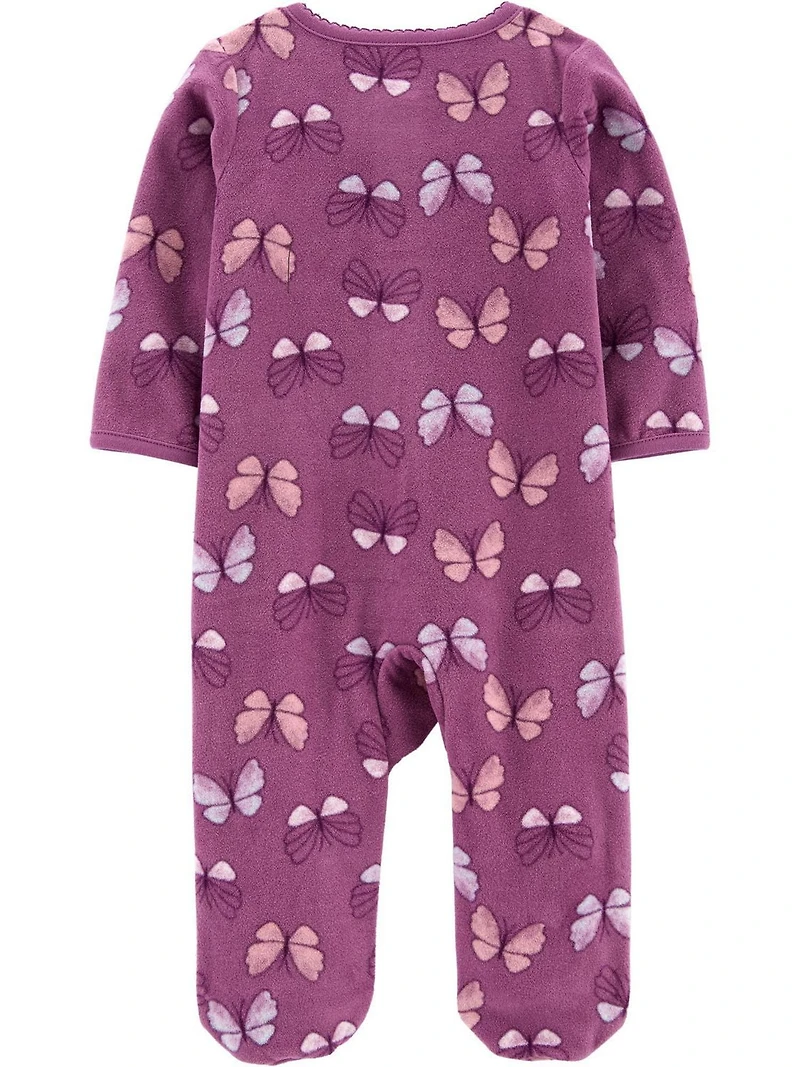Carter's Child of Mine Newborn Sleep N Play - Plum Butterfly