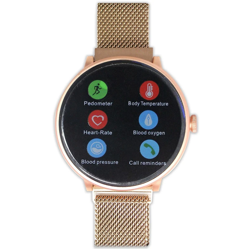 iTIME ELITE Health and Fitness Body Temperature Smartwatch with Heart Rate Monitor