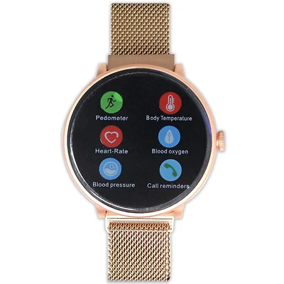 iTIME ELITE Health and Fitness Body Temperature Smartwatch with Heart Rate Monitor
