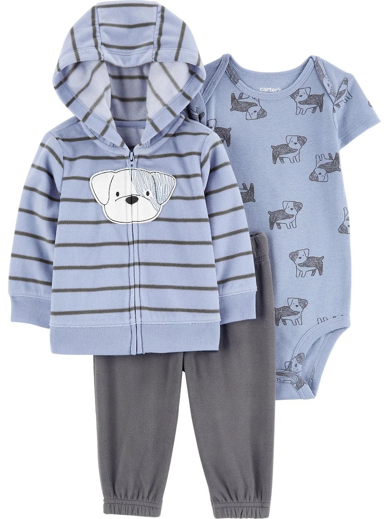 Carter's Child of Mine Newborn boys' 3-piece Set - Blue Dog