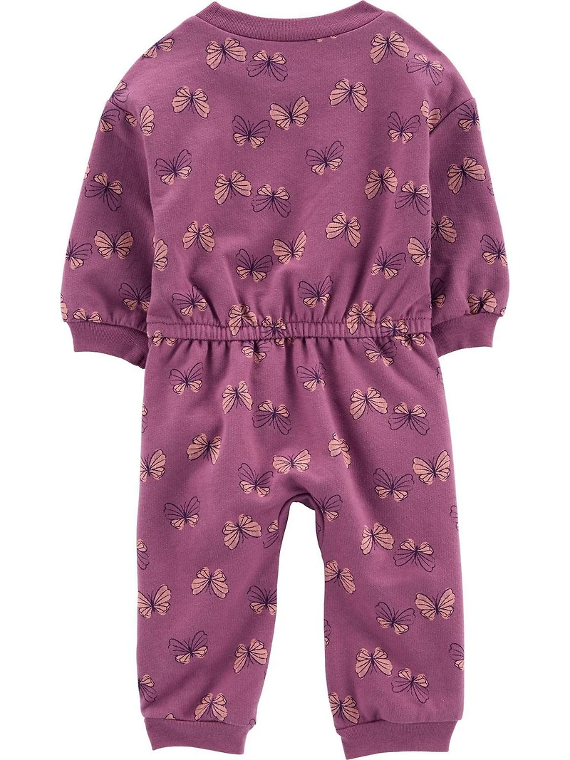Carter's Child of Mine Newborn Girls' 1 piece - Purple Butterfly