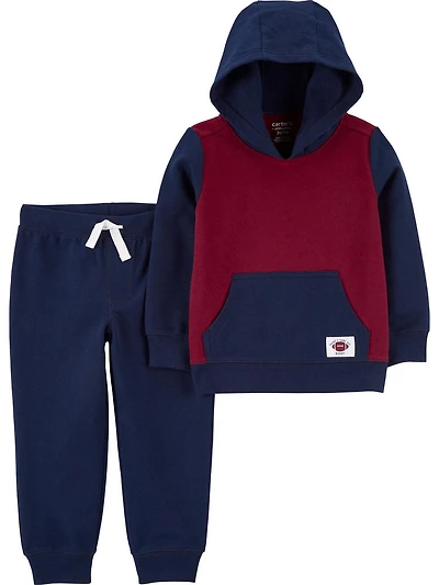 Carter's Child of Mine Toddler Boys' 2pc - Burgundy Blue