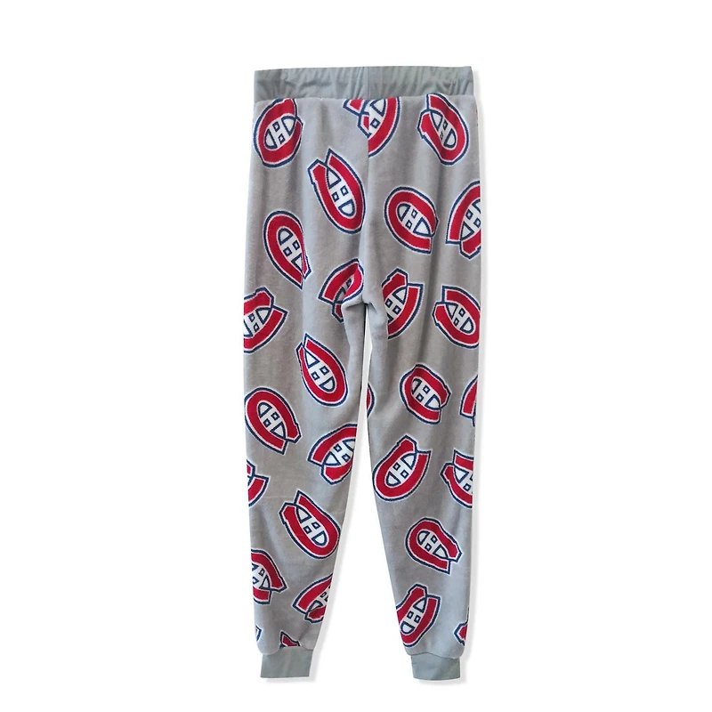 Pantalon de jogging gris sommeil des Canadiens de Montréal
