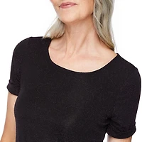 Penmans Women's Lurex Top with Metal Buckle