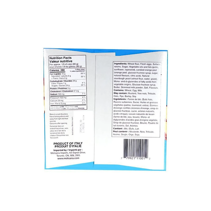 Gioia Panettone, 750 grams