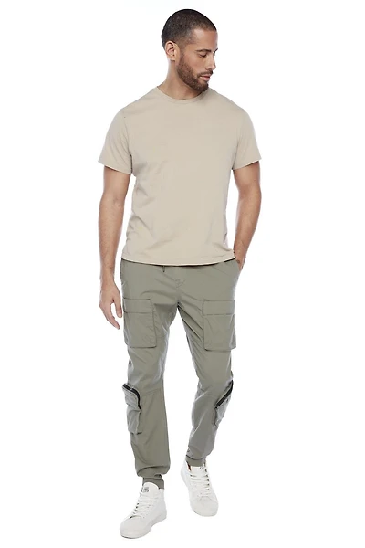 Jeaniologie ™  Pantalon cargo utilitaire pour hommes - Olive