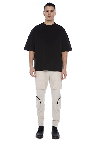 Jeaniologie ™ Pantalon cargo utilitaire pour hommes - sable