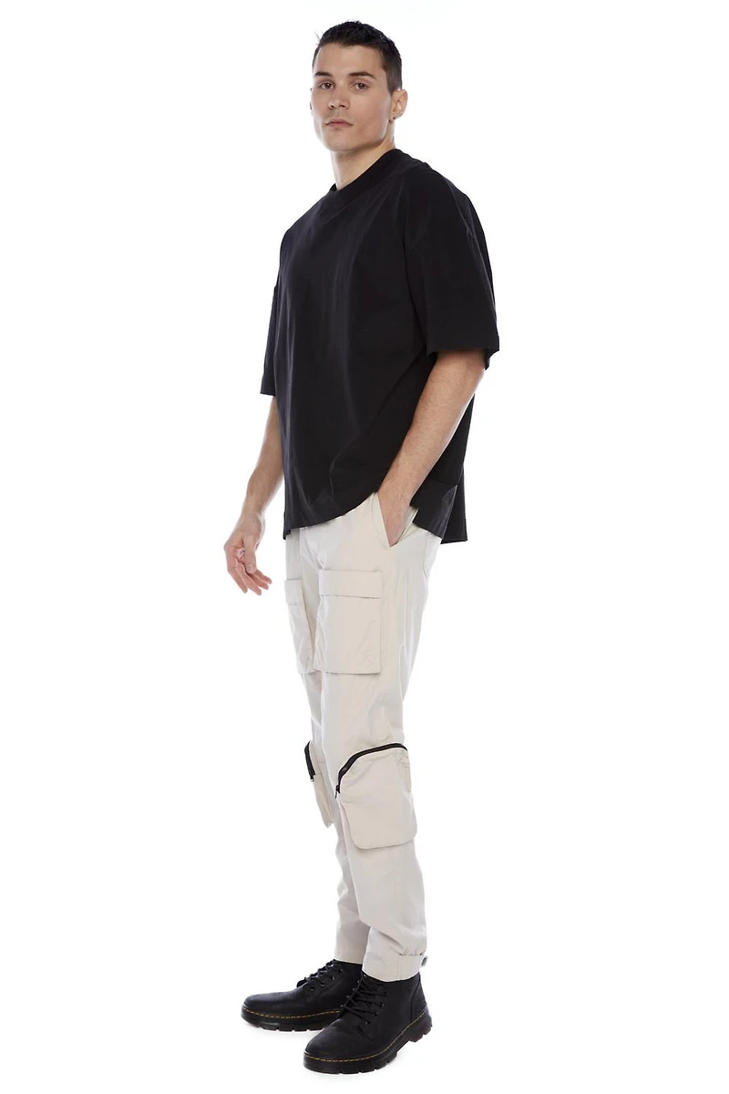Jeaniologie ™ Pantalon cargo utilitaire pour hommes - sable