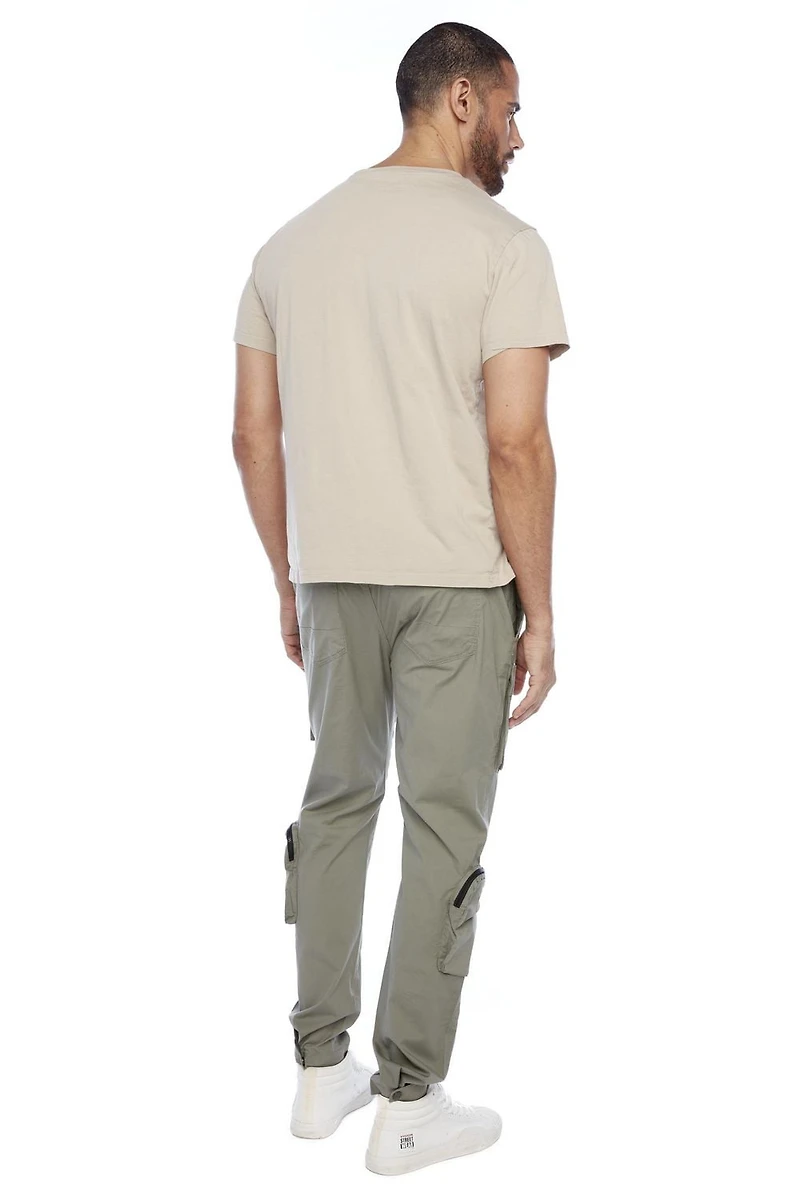 Jeaniologie ™  Pantalon cargo utilitaire pour hommes - Olive
