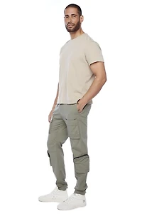 Jeaniologie ™  Pantalon cargo utilitaire pour hommes - Olive