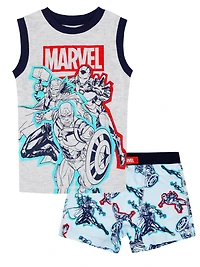 Ensemble de pyjama deux pièces pour garçon de Marvel Avengers