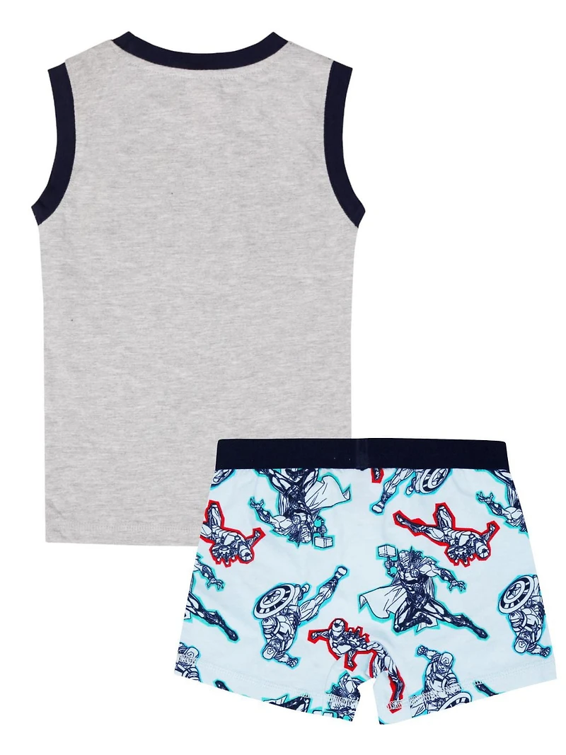 Ensemble de pyjama deux pièces pour garçon de Marvel Avengers