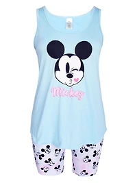 Disney Mickey Mouse two piece pajama set for ladies