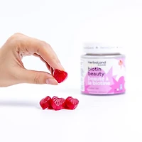 Herbaland Biotine Beauty Gummies, 2500 mcg, 60 pièces