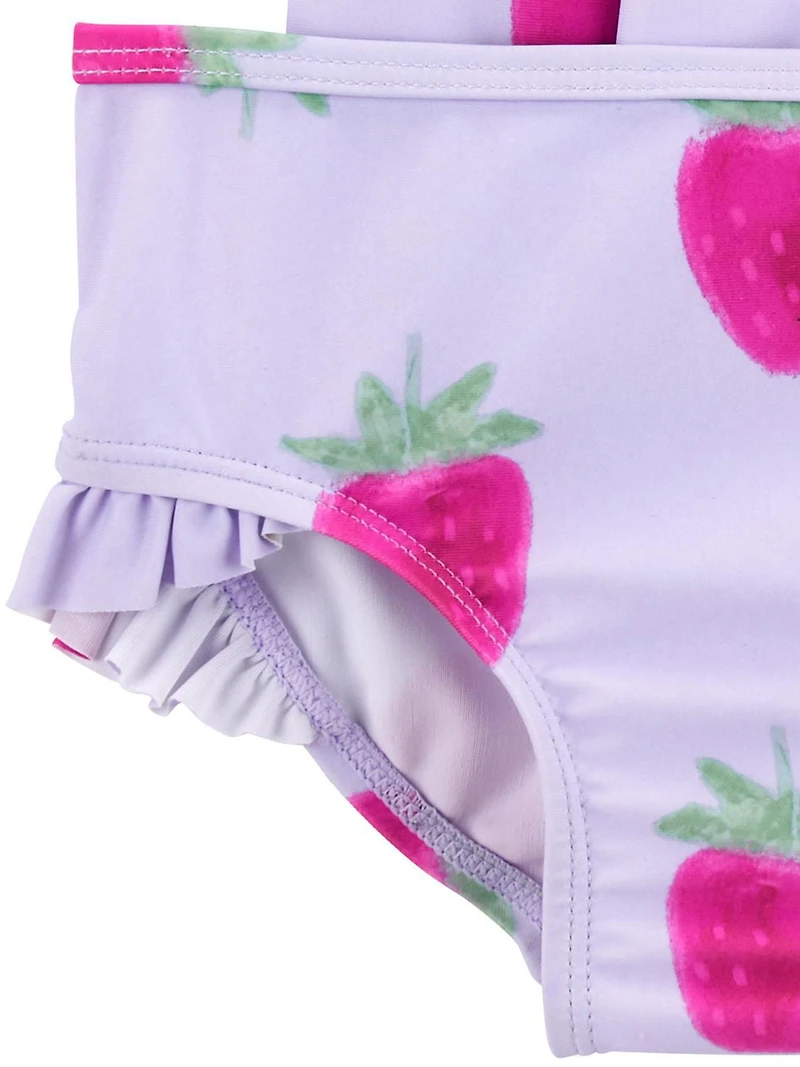 Carter's Child of Mine TG 2pc Swim- Lilac strawberry